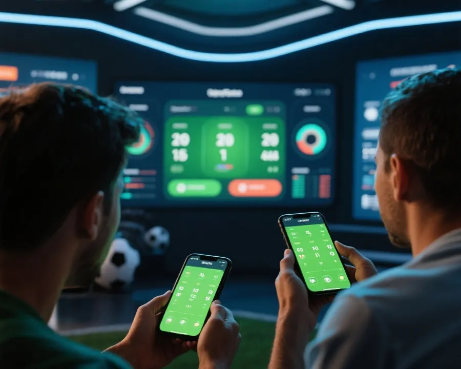 即时比分页面展示示意